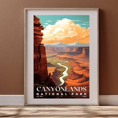 Canyonlands National Park Poster, Travel Art, Office Poster, Home Decor | S7 - image4
